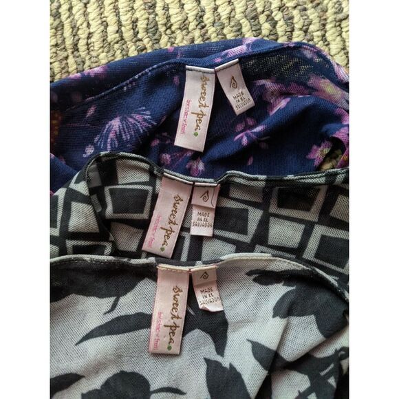 Lot of 3 - Women's Sweet Pea Stacy Frati Short Sleeve Tunic Tops Blouses, Small - Picture 12 of 12